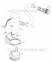 POMPA DI SENTINA HURRICANE B974473 and Intl. HURRICANE I974473 (4941044104B011)