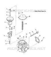 MOTORE, CARBURATORE, UPPER