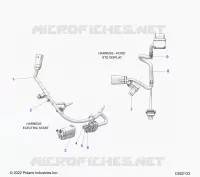 ELETTRICO, WIRE HARNESS, HOOD, ELEC. START