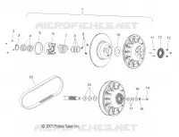 TRASMISSIONE, SECONDARY FRIZIONE AND DRIVE BELT