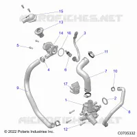 MOTORE, WATERPUMP AND BYPASS