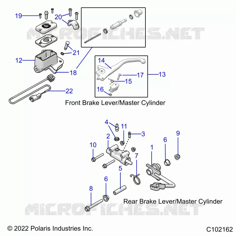 BRAKES, BRAKE LEVERS AND CILINDRO PRINCIPALES