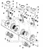 PISTON AND ALBERO MOTORE (600 AND 600 SE) (4909500950035A)