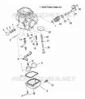 CARBURATORE, LOWER