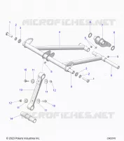 SUSPENSION, ANTERIORE COPPIA ARM