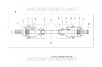 TRASMISSIONE, FRONT HALF SHAFT