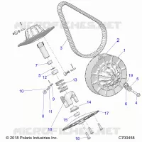 TRASMISSIONE, SECONDARY CLUTCH