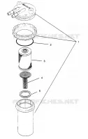 SCARICO SLT 700 B964166 and  Intl. SLT 700 I964166 (4933923392C007)