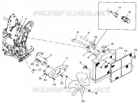 SISTEMA DI RAFFREDDAMENTO Scrambler 400L W97BC38C (4939893989A010)