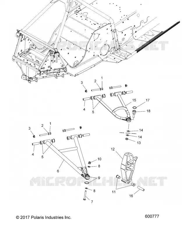 SOSPENSIONI ANTERIORI, CONTROL ARMS AND SPINDLE