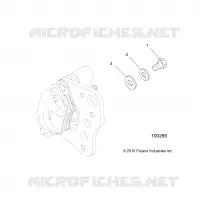 FRENO ANTERIORE CALIPER MOUNTING