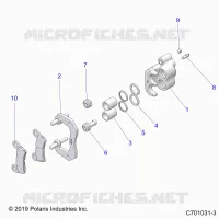 BRAKES, PINZA POSTERIORE