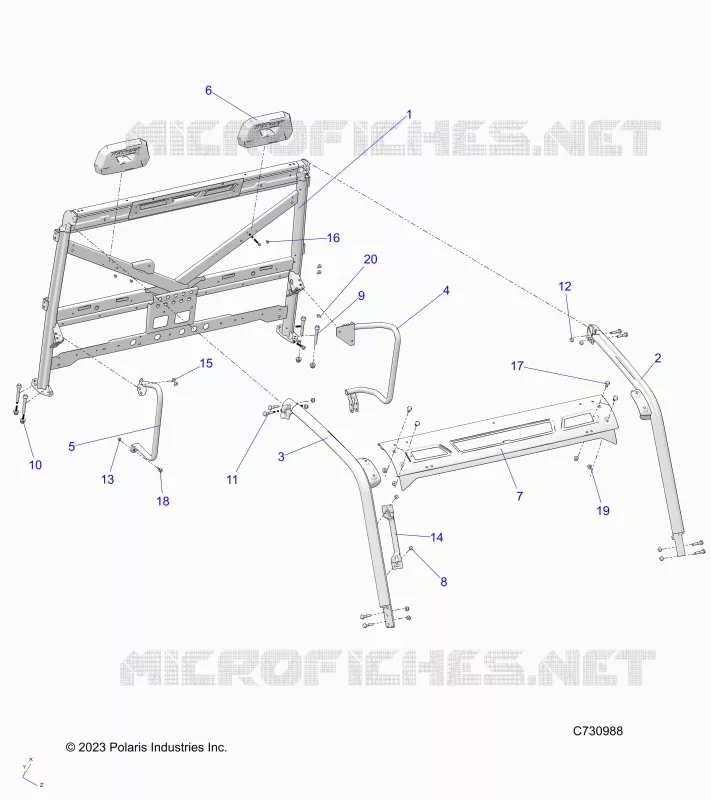 CHASSIS, CAB TELAIO