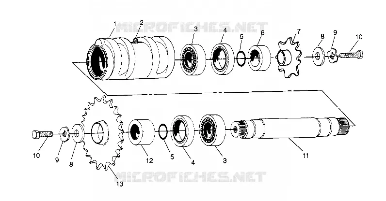 CENTRO TIGHTENER ASSEMBLY Sportsman 4x4 W948040 (4926842684B012)