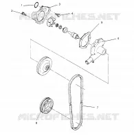POMPA DELL'ACQUA 440 0962760 (4931743174C007)
