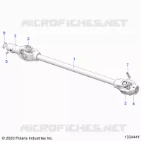 TRASMISSIONE, FRONT PROP SHAFT