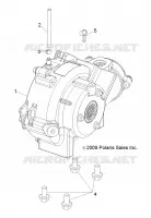 TRASMISSIONE, FRONT GEARCASE MOUNTING