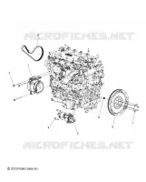 MOTORE, ALTERNATOREEE, VOLANO AND ANTIPASTO MOUNTING