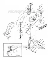 MONTAGGIO SERBATOIO CARBURANTE (4914761476009A)