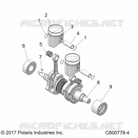 ENGINE, PISTONE & ALBERO MOTORE