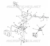 MANUBRIO   FARO ASSEMBLY Scrambler W957840 (4927252725B008)