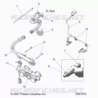 SISTEMA DI ALIMENTAZIONE CARBURANTE, RAIL, LINES AND THROTTLE BODY