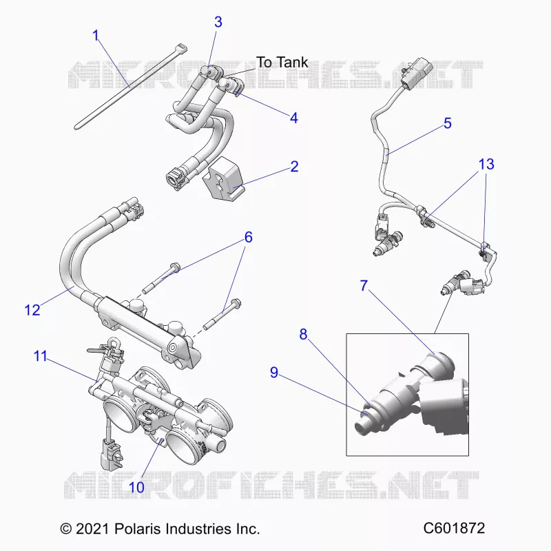 SISTEMA DI ALIMENTAZIONE CARBURANTE, RAIL, LINES AND THROTTLE BODY