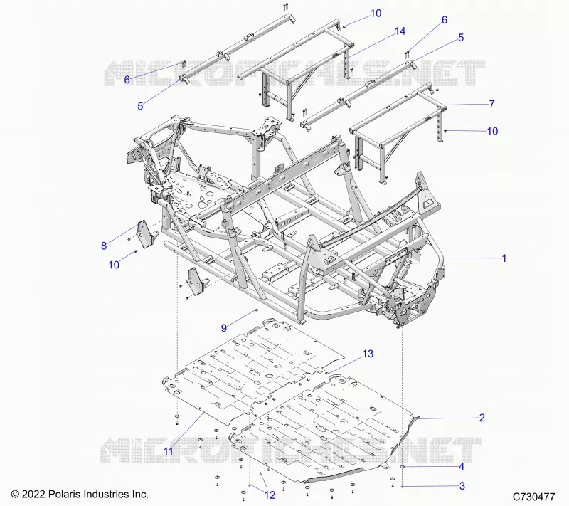 CHASSIS, MAIN FRAME AND SCIARED PLATES