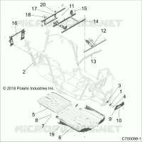 CHASSIS, TELAIO PRINCIPALE AND SKID PLATES