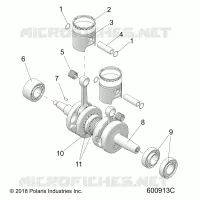 ENGINE, PISTONE & ALBERO MOTORE