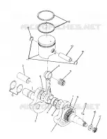 ALBERO MOTORE AND PISTONEE ASSEMBLY TRAIL BLAZER (4919761976034A)