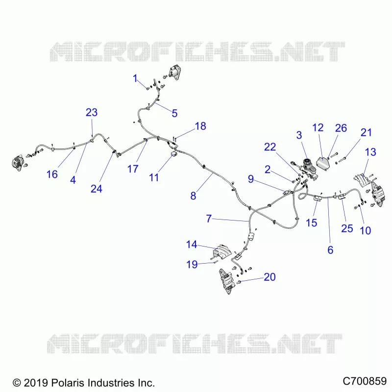LINEE FRENO AND MASTER CYLINDER