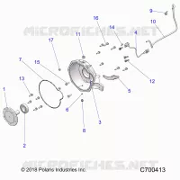 MOTORE, ADAPTER, BELLHOUSING AND CRANK SENSOR
