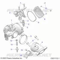 ENGINE, CORPO FARFALLATO AND FUEL RAIL
