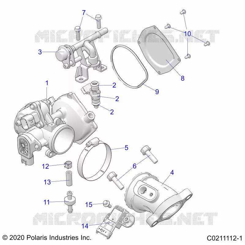 ENGINE, CORPO FARFALLATO AND FUEL RAIL