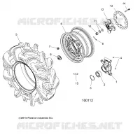 RUOTE, REAR AND HUB