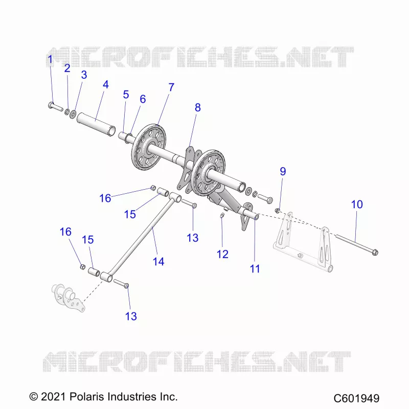SUSPENSION, POSTERIORE COPPIA ARM