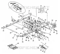 SOSPENSIONE 500 EFI SKS 0962574, 500 EFI RMK 0962974, and EUROPEAN 500 EFI S (4931983198B010)