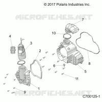 ENGINE, ALTERNATORE  COVER HVAC