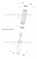 SUSPENSION, SHOCK ANTERIORE