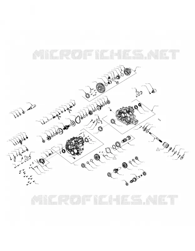 TRASMISSIONE, MAIN GEARCASE INTERNALS