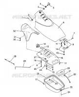 FRONT VANO SL 900 B964291 and  Intl. SL 900 I964291 (4935583558A008)