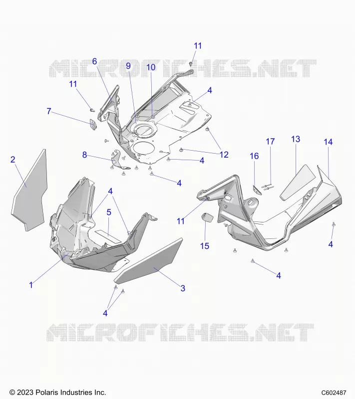 NOSEPAN ASM./FENDERS