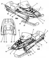 DECALS 440 XCR SP 0961760 (4931583158A012)