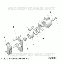 FRENO POSTERIORE CALIPER
