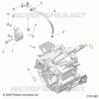 TRASMISSIONE, MAIN GEARCASE MOUNTING