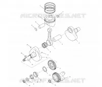 ALBERO MOTORE AND PISTONEE