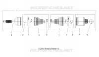 DRIVE TRAIN, POSTERIORE DRIVE SHAFT