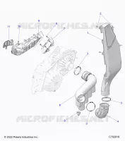 TRASMISSIONE, CLUTCH COVER DUCTING