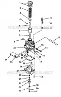 CARBURATORE XLT E940767,  XLT SP E940667    XLT SKS E940567 (49274227420036)
